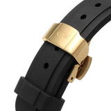Buy Shop Daniel Wellington Iconic Motion Black Dial Black Rubber Strap Watch For Men - DW00100425 USA Online