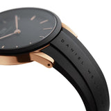 Buy Shop Daniel Wellington Iconic Motion Black Dial Black Rubber Strap Watch For Men - DW00100425 USA Online