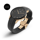 Buy Shop Daniel Wellington Iconic Motion Black Dial Black Rubber Strap Watch For Men - DW00100425 USA Online