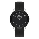 Buy Shop Daniel Wellington Iconic Motion Black Dial Black Rubber Strap Watch For Men - DW00100425 USA Online
