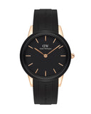 Buy Shop Daniel Wellington Iconic Motion Black Dial Black Rubber Strap Watch For Men - DW00100425 USA Online