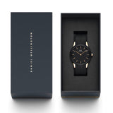 Buy Shop Daniel Wellington Iconic Motion Black Dial Rubber Strap Watch For Women - DW00100426 USA Online