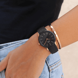 Buy Shop Daniel Wellington Iconic Motion Black Dial Rubber Strap Watch For Women - DW00100426 USA Online