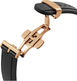 Buy Shop Daniel Wellington Iconic Motion Black Dial Rubber Strap Watch For Women - DW00100426 USA Online