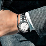 Buy Shop Daniel Wellington Iconic White Dial Silver Steel Strap Watch For Men - DW00100341 USA Online