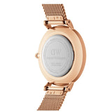 Buy Shop Daniel Wellington Petite Melrose Mother of Pearl Pink Dial Pink Mesh Strap Watch For Women - DW00100513 USA Online