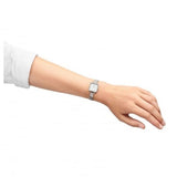 Buy Shop Daniel Wellington Quadro Studio White Dial Silver Mesh Bracelet Watch For Women - DW00100521 USA Online