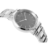 Buy Shop Daniel Wellington Link Grey Dial Silver Steel Strap Watch For Men - DW00100328 USA Online