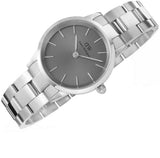 Buy Shop Daniel Wellington Link Grey Dial Silver Steel Strap Watch For Men - DW00100328 USA Online