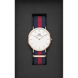 Buy Shop Daniel Wellington Classic Oxford White Dial Two Tone NATO Strap Watch For Men - DW00100001 USA Online