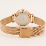 Buy Shop Daniel Wellington Petite Amber Brown Dial Gold Mesh Strap Watch For Women - DW00100476 USA Online