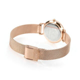 Buy Shop Daniel Wellington Petite Amber Brown Dial Gold Mesh Strap Watch For Women - DW00100476 USA Online