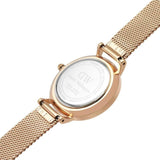 Buy Shop Daniel Wellington Petite Amber Brown Dial Gold Mesh Strap Watch For Women - DW00100476 USA Online