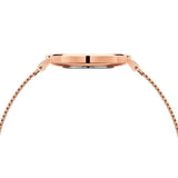 Buy Shop Daniel Wellington Petite Amber Brown Dial Rose Gold Mesh Strap Watch for Women - DW00100478 USA Online