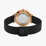 Buy Shop Daniel Wellington Petite Ashfield Black Dial Black Mesh Bracelet Watch Watch For Women - DW00100201 USA Online