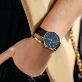 Buy Shop Daniel Wellington Petite Ashfield Black Dial Black Mesh Strap Watch For Women - DW00100245 USA Online