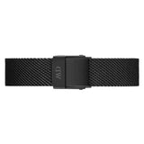 Buy Shop Daniel Wellington Petite Ashfield Black Dial Black Mesh Strap Watch For Women - DW00100245 USA Online