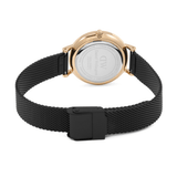 Buy Shop Daniel Wellington Petite Ashfield Black Dial Black Mesh Strap Watch For Women - DW00100245 USA Online