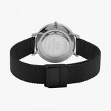 Buy Shop Daniel Wellington Petite Ashfield Black Dial Black Mesh Strap Watch For Women - DW00100246 USA Online