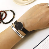 Daniel Wellington Petite Ashfield Black Dial Black Mesh Strap Watch For Women - DW00100246