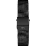 Buy Shop Daniel Wellington Petite Ashfield Black Dial Black Mesh Strap Watch for Women - DW00100307 USA Online