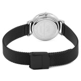 Buy Shop Daniel Wellington Petite Ashfield Black Dial Black Mesh Strap Watch For Women - DW00100308 USA Online