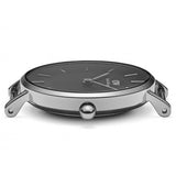 Buy Shop Daniel Wellington Petite Ashfield Black Dial Black Mesh Strap Watch For Women - DW00100308 USA Online