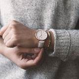 Buy Shop Daniel Wellington Petite Bondi White Dial White Leather Strap Watch for Women - DW00100189 USA Online