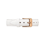 Buy Shop Daniel Wellington Petite Bondi White Dial White Leather Strap Watch for Women - DW00100189 USA Online