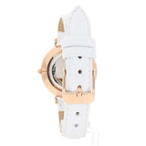 Buy Shop Daniel Wellington Petite Bondi White Dial White Leather Strap Watch for Women - DW00100189 USA Online