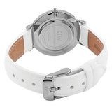 Buy Shop Daniel Wellington Petite Bondi White Dial White Leather Strap Watch For Women - DW00100250 USA Online