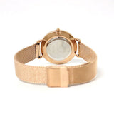 Buy Shop Daniel Wellington Petite Melrose Pink Dial Rose Gold Mesh Strap Watch For Women - DW00100367 USA Online