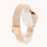 Buy Shop Daniel Wellington Petite Melrose Pink Dial Rose Gold Mesh Strap Watch For Women - DW00100368 USA Online