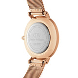 Buy Shop Daniel Wellington Petite Melrose Pink Dial Rose Gold Mesh Strap Watch For Women - DW00100368 USA Online