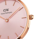 Buy Shop Daniel Wellington Petite Melrose Pink Dial Rose Gold Mesh Strap Watch For Women - DW00100368 USA Online