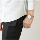 Buy Shop Daniel Wellington Petite Melrose White Dial Rose Gold Mesh Strap Watch For Women - DW00100305 USA Online