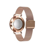 Buy Shop Daniel Wellington Petite Melrose White Dial Rose Gold Mesh Strap Watch For Women - DW00100305 USA Online