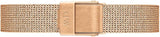 Buy Shop Daniel Wellington Petite Pressed Melrose Black Dial Rose Gold Mesh Strap Watch For Women - DW00100440 USA Online