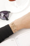 Buy Shop Daniel Wellington Petite Rose Gold Dial Rose Gold Mesh Bracelet Watch For Women - DW00100470 USA Online