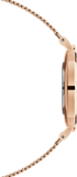 Buy Shop Daniel Wellington Petite Rose Gold Dial Rose Gold Mesh Bracelet Watch For Women - DW00100470 USA Online