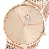 Buy Shop Daniel Wellington Petite Rose Gold Dial Rose Gold Mesh Strap Watch For Women - DW00100472 USA Online