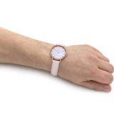 Buy Shop Daniel Wellington Petite Rouge Pink Dial Pink Leather Strap Watch For Women - DW00100511 USA Online