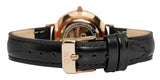 Buy Shop Daniel Wellington Petite Sheffield Black Dial Black Leather Strap Watch For Women - DW00100168 USA Online