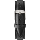 Buy Shop Daniel Wellington Petite Sheffield Black Dial Black Leather Strap Watch For Women - DW00100180 USA Online