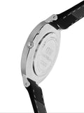 Buy Shop Daniel Wellington Petite Sheffield Black Dial Black Leather Strap Watch For Women - DW00100180 USA Online