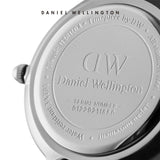 Buy Shop Daniel Wellington Petite Sheffield Black Dial Black Leather Strap Watch For Women - DW00100180 USA Online