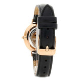 Buy Shop Daniel Wellington Petite Sheffield White Dial Black Leather Strap Watch For Women - DW00100174 USA Online