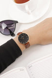 Buy Shop Daniel Wellington Petite St Mawes Black Dial Brown Leather Strap Watch For Women - DW00100169 USA Online