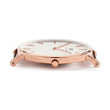 Buy Shop Daniel Wellington Petite St Mawes White Dial Brown Leather Strap Watch For Women - DW00100175 USA Online