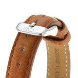 Buy Shop Daniel Wellington Petite Sterling Black Dial Brown Leather Strap Watch For Women - DW00100178 USA Online